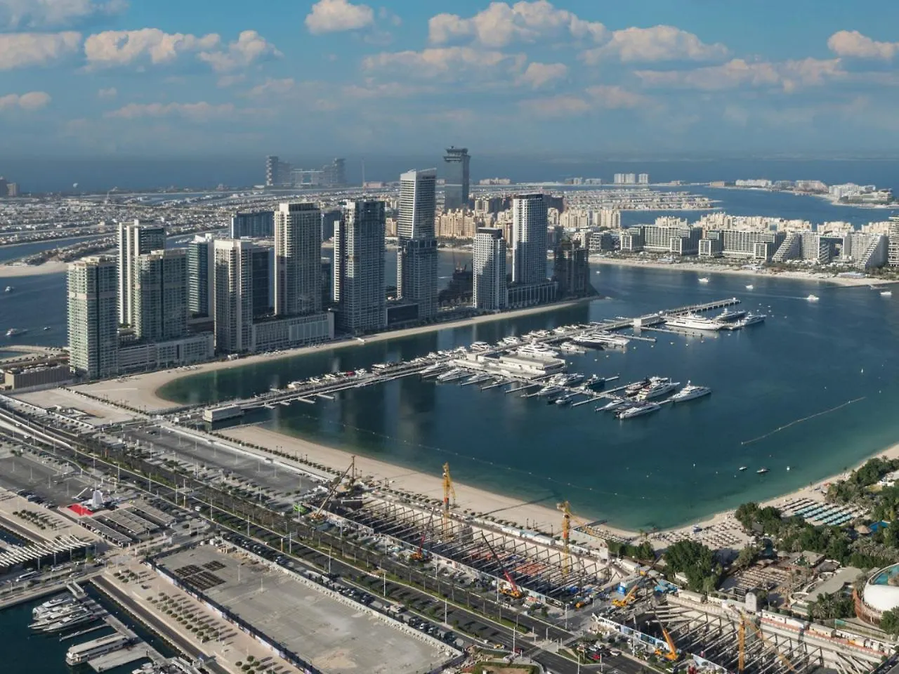 Sleek 1-Bedroom Beachfront Escape In Marina Vista Dubai 0*,  United Arab Emirates