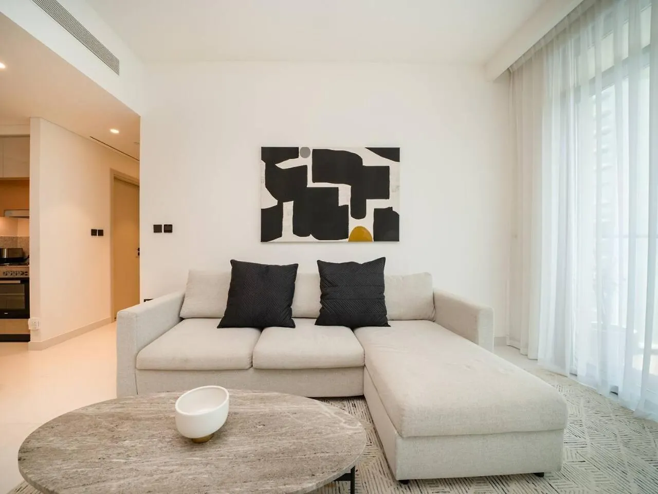 Sleek 1-Bedroom Beachfront Escape In Marina Vista Dubai 0*,  United Arab Emirates